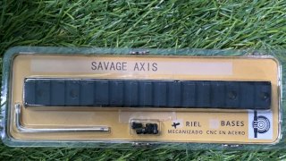 RIEL PICATINNY DE ACERO PARA SAVAGE AXIS I Y II