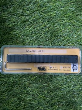 RIEL PICATINNY DE ACERO PARA SAVAGE AXIS I Y II