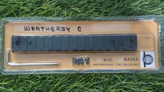 RIEL PICATINNY DE ACERO PARA WEATHERBY C