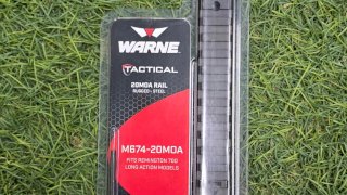 BASE WEAVER WARNE MOUNTAIN TECH P/ REM 700 ACCION LARGA (ALUMINIO)