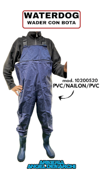 WADER CON BOTA DE NYLON/PVC WATERDOG WADER CON BOTA DE NYLON/PVC WATERDOG