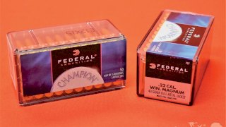 MUNICION FEDERAL CAL .22 WMR 737 CHAMPION  40 Gr FMJ