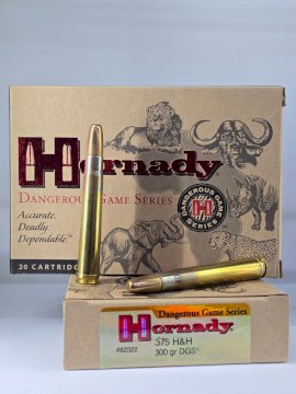 MUNICION HORNADY CAL .375 H&H #82322 300 Gr DGS MUNICION HORNADY CAL .375 H&H #82322 300 Gr DGS