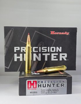 MUNICION HORNADY CAL .300 WIN MAG 200 GR ELD-X #82002