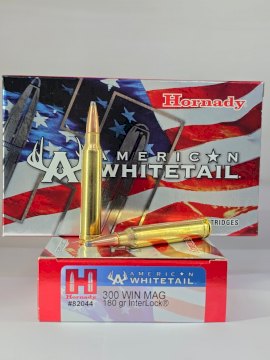 MUNICION HORNADY CAL .300 WIN MAG 180 Gr SP AW #82044