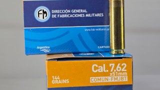 MUNICION FM CALIBRE CAL .7,62 x 51 MM  144 Gr FMJBT