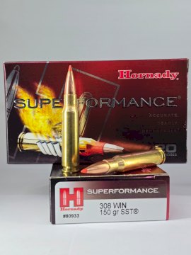 MUNICION HORNADY CAL .308 150 GRS SST SPF 150GR 