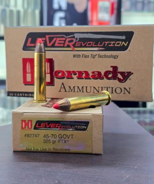 MUNICION HORNADY CAL .45-70 GOVT LEVER EVOLUTION