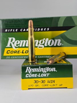 MUNICION REMINGTON CAL .30-30 CORE LOKT 170GR HP