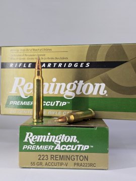 MUNICION REMINGTON CAL .223 - 55 GR ACCUTIP-V 