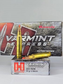 MUNICION HORNADY CAL .223 VARMINT EXPRESS 55 Gr - V-MAX #8327