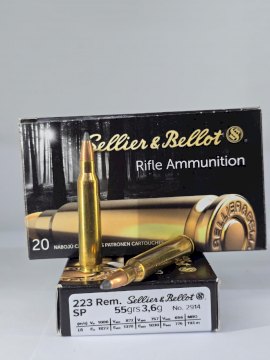MUNICION SELLIER & BELLOT SP CAL. 223 55GR SP MUNICION SELLIER & BELLOT SP CAL. 223 55GR SP