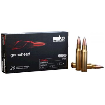 MUNICION SAKO GAMEHEAD CAL .270 130 Gr SP MUNICION SAKO GAMEHEAD CAL .270 130 Gr SP