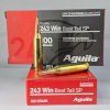 MUNICION AGUILA CAL. 243 100 Gr SP INTERLOCK  