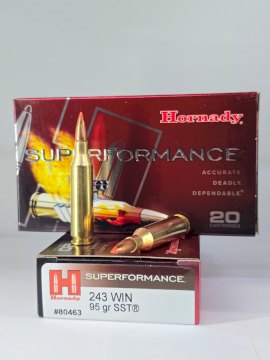 MUNICION HORNADY CAL .243 SST SPF 95 Gr SST