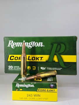 MUNICION REMINGTON CAL .243 WIN 100 Gr PTD SP POWER LOTK  MUNICION REMINGTON CAL .243 WIN 100 Gr PTD SP POWER LOTK