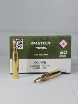 MUNICION MAGTECH CAL .223  55 Gr PSP