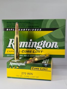 MUNICION REMINGTON CAL .270 CORE LOKT 150 Gr PSP MUNICION REMINGTON CAL .270 CORE LOKT 150 Gr PSP