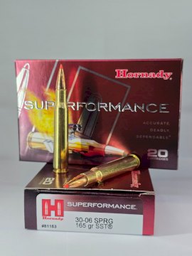 MUNICION HORNADY SUPERFORMANCE CAL. 30-06 165GR SST MUNICION HORNADY SUPERFORMANCE CAL. 30-06 165GR SST