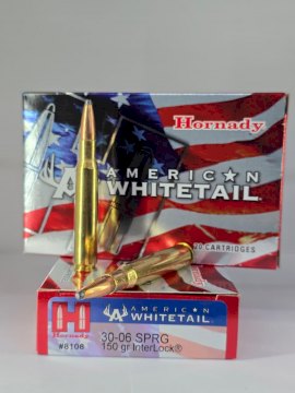 MUNICION HORNADY AMERICAN WHITETAIL CAL. 30-06 150GR