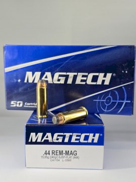 MUNICION MAGTECH CAL .44MAG 240Gr SJSP