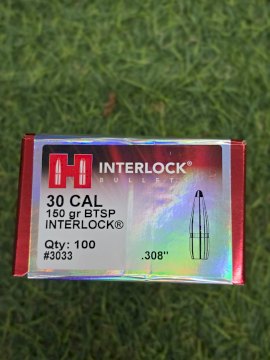 PUNTAS HORNADY CAL .30/308 150 Gr BTSP PUNTAS HORNADY CAL .30/308 150 Gr BTSP