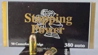 MUNICION STOPPING CAL .380 ACP 95 Gr FMJ MUNICION STOPPING CAL .380 ACP 95 Gr FMJ