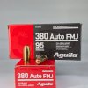 MUNICION AGUILA CAL .380 ACP 95GR FMJ