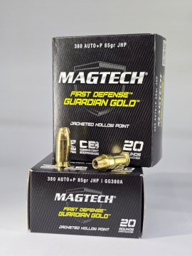 MUNICION MAGTECH CAL .380 ACP + P GUARDIAN GOLD 85 Gr JHP