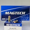 MUNICION MAGTECH CAL 6.35 (25 ACP)  50 Gr FMJ