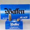 MUNICION WAFFEN CAL. 45 ACP 230 GR FMJ