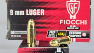 MUNICION FIOCCHI CAL 9MM 124 Gr FMJ