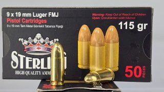 MUNICION STERLING CAL .9MM 115 Gr FMJ MUNICION STERLING CAL .9MM 115 Gr FMJ