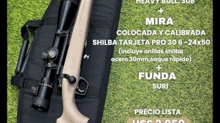 FUSIL REMINGTON 783 CAL. 308 COMBO C/MIRA SHILBA TARGET PRO 30