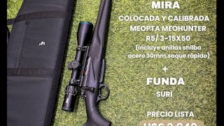 CARABINA FRANCHI HORIZON COMBO C/MIRA MEOPTA MEOHUNTER R5 3-15X50