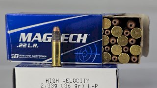 MUNICION MAGTECH CAL .22 LR HUECA/COBREADA 36 Gr - HP HV COB MUNICION MAGTECH CAL .22 LR HUECA/COBREADA 36 Gr - HP HV COB