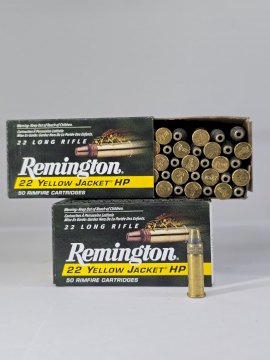 MUNICION REMINGTON CAL .22 LR YELLOW JACKET 33GR MUNICION REMINGTON CAL .22 LR YELLOW JACKET 33GR