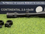 MIRA VECTOR CONTINENTAL X6 2,5-15X56 G4 30MM RETICULO 4 ILUMINADO - C/ANILLAS - SPF