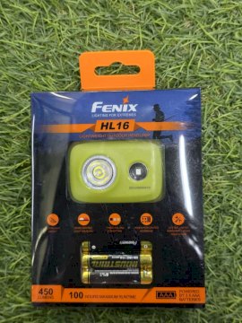 LINTERNA FENIX HL16 CABEZA 450 LUM - VERDE 3AAA