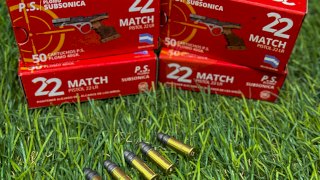 MUNICION ORBEA 22LR MATCH PISTOL 40 Gr - SUBSONICA MUNICION ORBEA 22LR MATCH PISTOL 40 Gr - SUBSONICA
