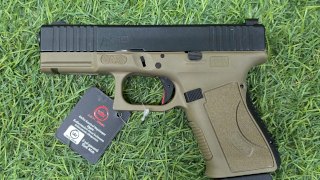 PISTOLA KRAL KR19 CAL. 9MM FDE/PAVON 15T PISTOLA KRAL KR19 CAL. 9MM FDE/PAVON 15T