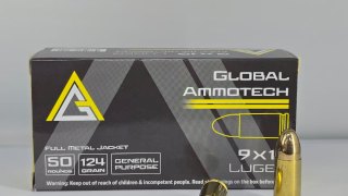 MUNICION GLOBAL AMMOTECH 9mm 124 Gr FMJ