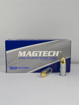 MUNICION MAGTECH CAL .9MM 124 GRS FMJ VAINA DE ACERO