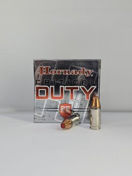 MUNICION HORNADY CAL 9 MM + P 135 GR CRITICAL DUTY 