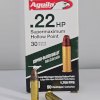 MUNICION AGUILA CAL .22 LR SUPER MAXI 30 GR HUECA/COBRE HP