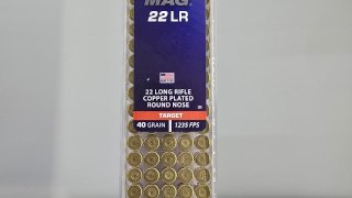 MUNICION CCI CAL .22 LR MINI MAG SOLIDA/COBRE 40 Gr TARGET