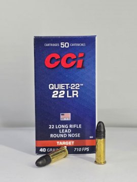 MUNICION CCI CAL .22LR SOLIDA/PLOMO 40 Gr 710 FPS    