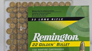 MUNICION REMINGTON CAL .22 LR GOLDEN BULLET 40 GRS SOLIDA/COBRE