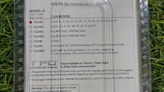 REPUESTO ARMERIA TRUGLO ALZA Y GUION TRITIUM - GLOCK