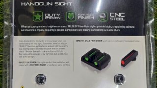 TRUGLO ALZA Y GUION FIBRA ÓPTICA - GLOCK